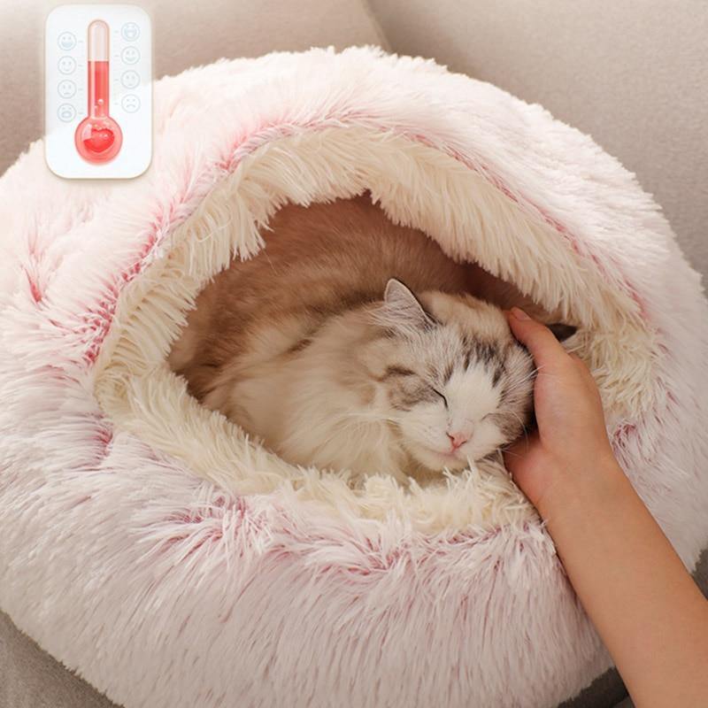 Buy Cosy Soft Plush Cat Bed Online Australia at BargainTown
