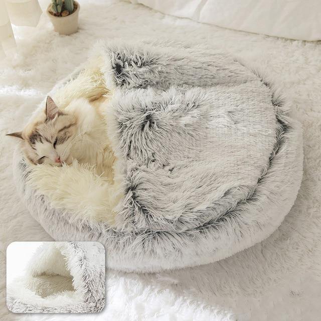 Buy Cosy Soft Plush Cat Bed Online Australia at BargainTown