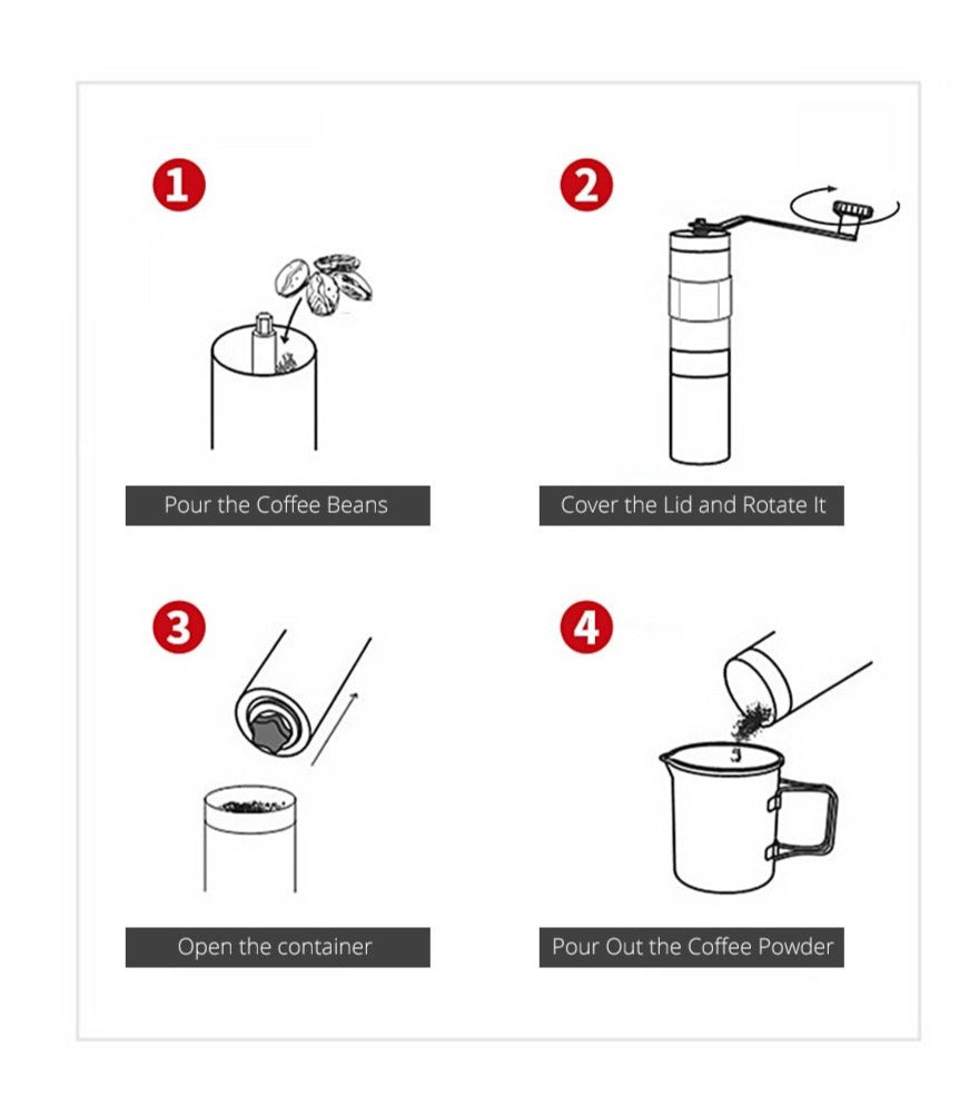 Buy Manual Coffee Grinder Stainless Steel Online Australia at BargainTown