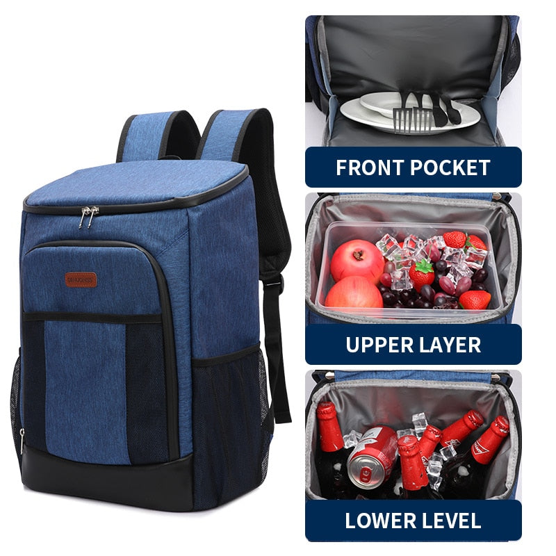 Buy 30L Thermal Cooler Backpack With Side Pockets Online Australia at BargainTown