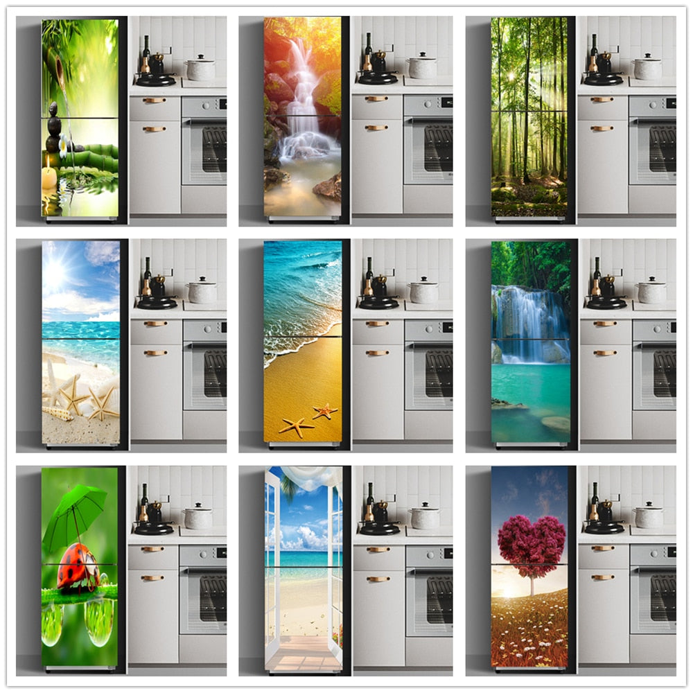 Buy Vinyl Self Adhesive Refrigerator Decor Stickers Online Australia at BargainTown