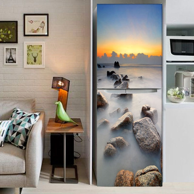 Buy Vinyl Self Adhesive Refrigerator Decor Stickers Online Australia at BargainTown