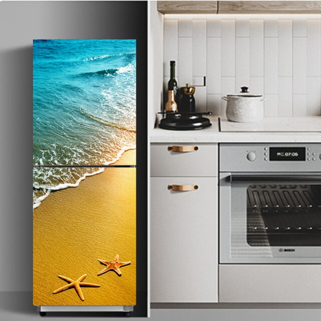 Buy Vinyl Self Adhesive Refrigerator Decor Stickers Online Australia at BargainTown
