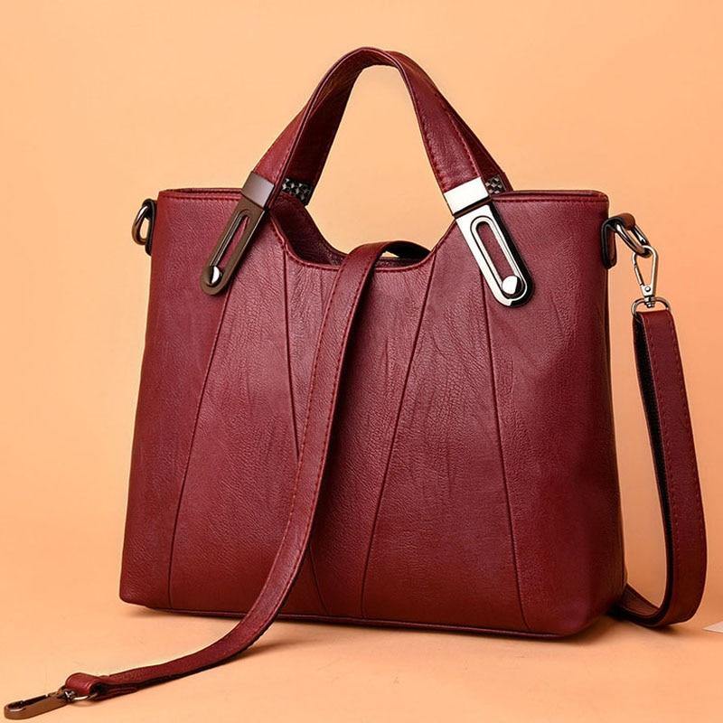 Buy Luxury Leather Tote Shoulder Bag Online Australia at BargainTown