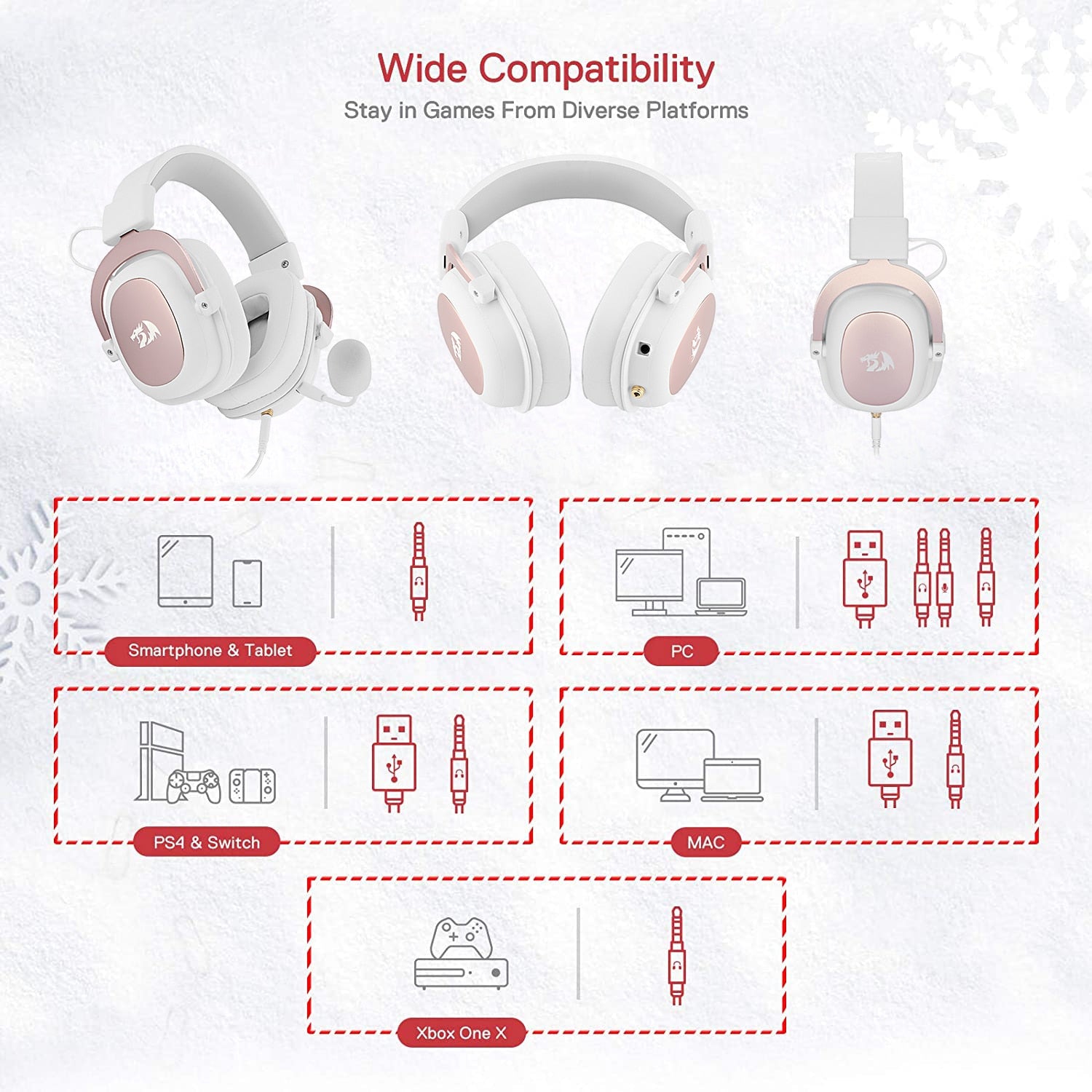 Buy Redragon H510 Zeus Wired Gaming Headphone Online Australia at BargainTown