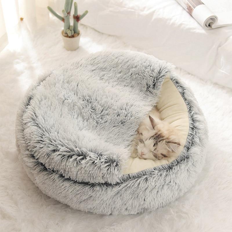 Buy Cosy Soft Plush Cat Bed Online Australia at BargainTown
