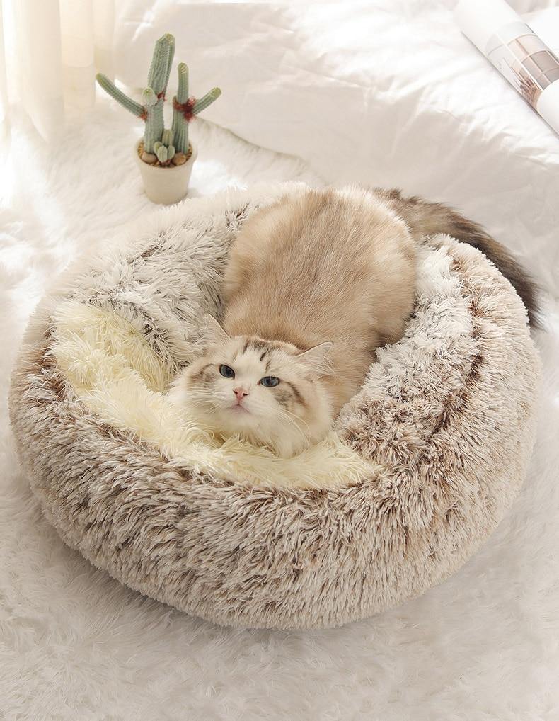Buy Cosy Soft Plush Cat Bed Online Australia at BargainTown