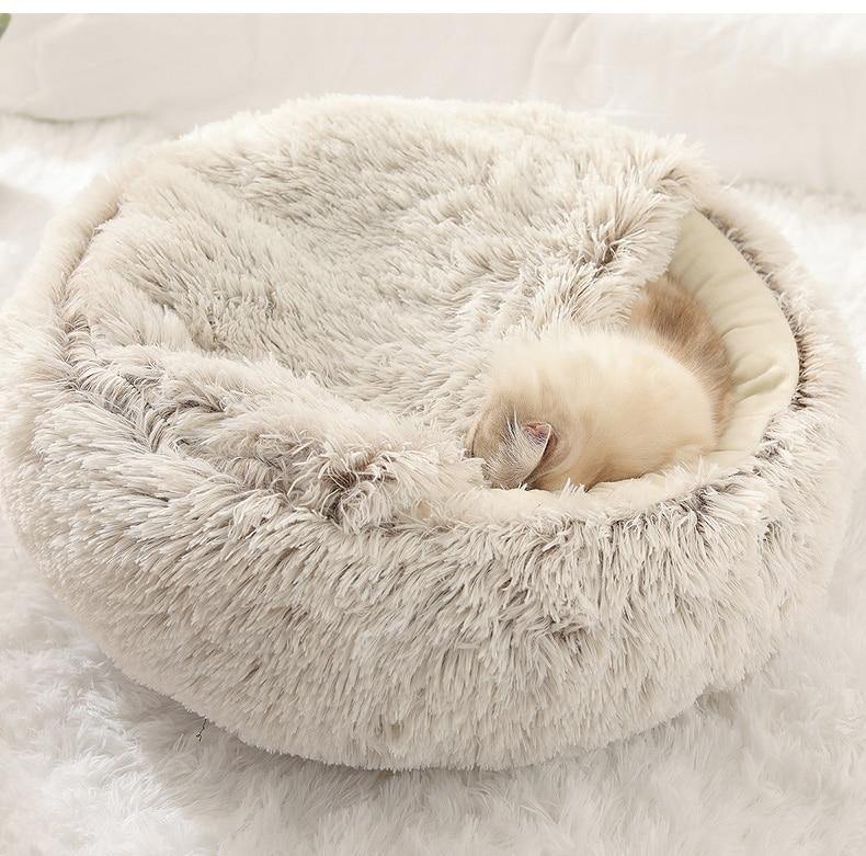 Buy Cosy Soft Plush Cat Bed Online Australia at BargainTown