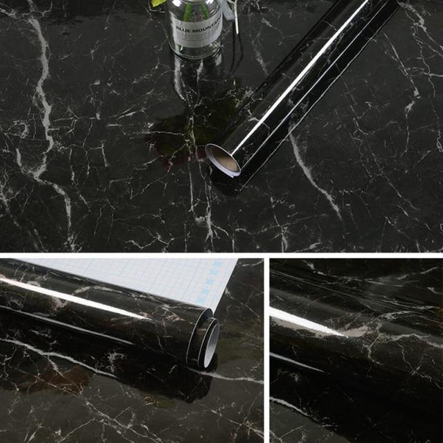 Buy Marble Kitchen / Cabinet Contact Paper Self Adhesive Waterproof Wallpaper Online Australia at BargainTown