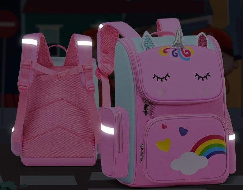 Buy Rainbow Unicorn Primary School Backpack Lightweight Waterproof Online Australia at BargainTown