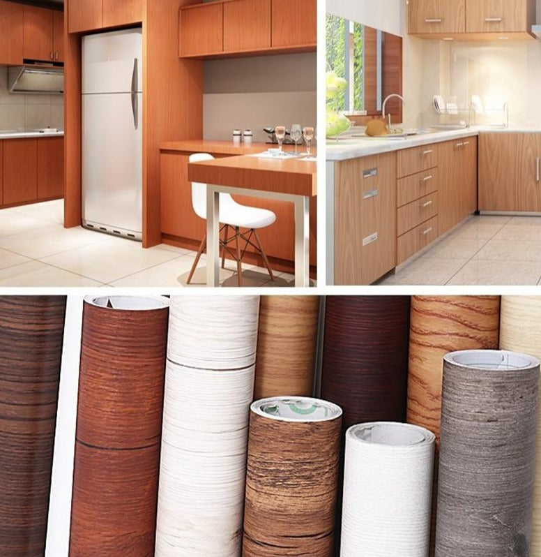 Buy Waterproof Wood Look Self Adhesive Contact Paper Wallpaper Online Australia at BargainTown