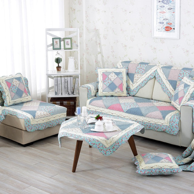 Buy Cotton Quilted Sofa Covers Non-Slip Online Australia at BargainTown