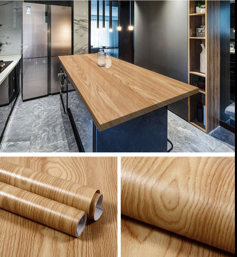 Buy Wood Grain Vinyl Contact Paper Wallpaper Home Decor Self Adhesive Online Australia at BargainTown