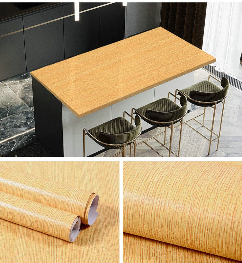 Buy Wood Grain Vinyl Contact Paper Wallpaper Home Decor Self Adhesive Online Australia at BargainTown