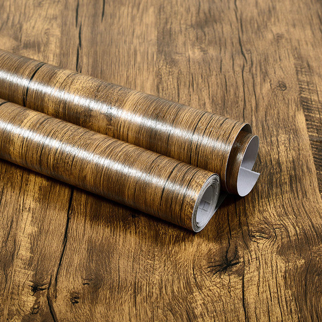Buy Wood Grain Vinyl Contact Paper Wallpaper Home Decor Self Adhesive Online Australia at BargainTown