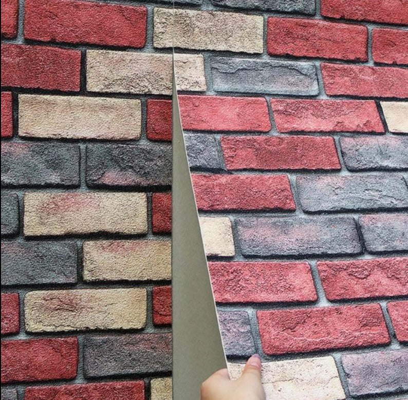 Buy Brick Style Wall Stickers Self-Adhesive Wallpaper Online Australia at BargainTown