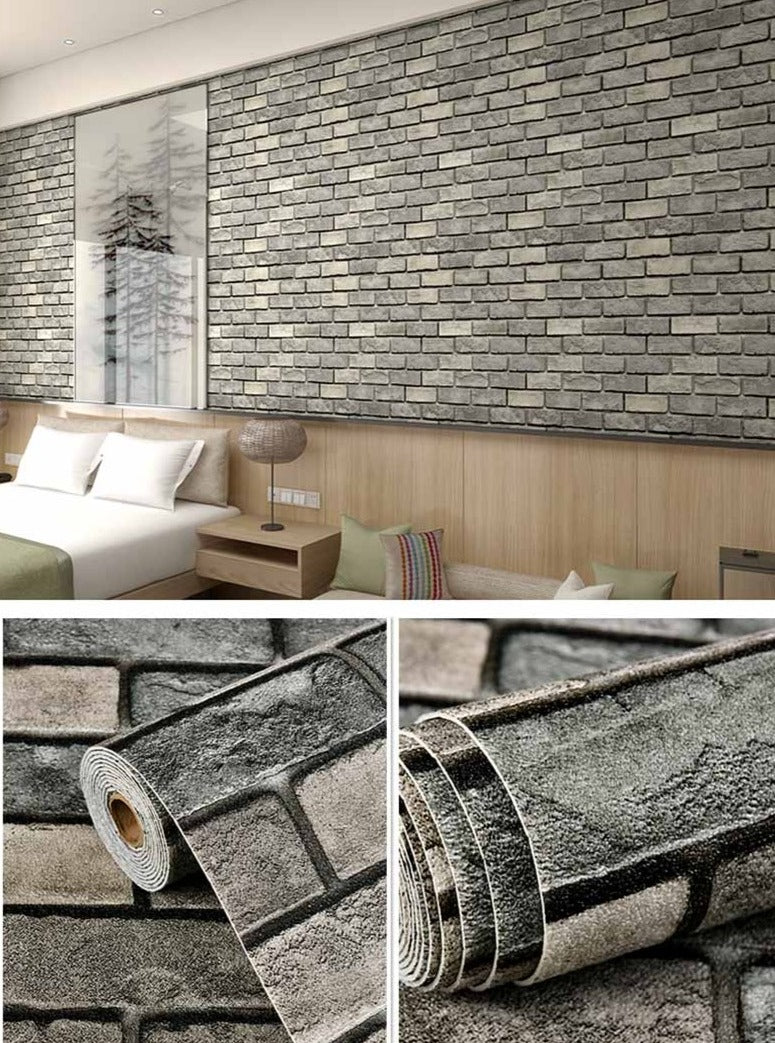 Buy Brick Style Wall Stickers Self-Adhesive Wallpaper Online Australia at BargainTown