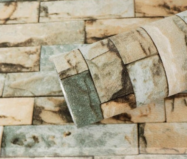 Buy Brick Style Wall Stickers Self-Adhesive Wallpaper Online Australia at BargainTown