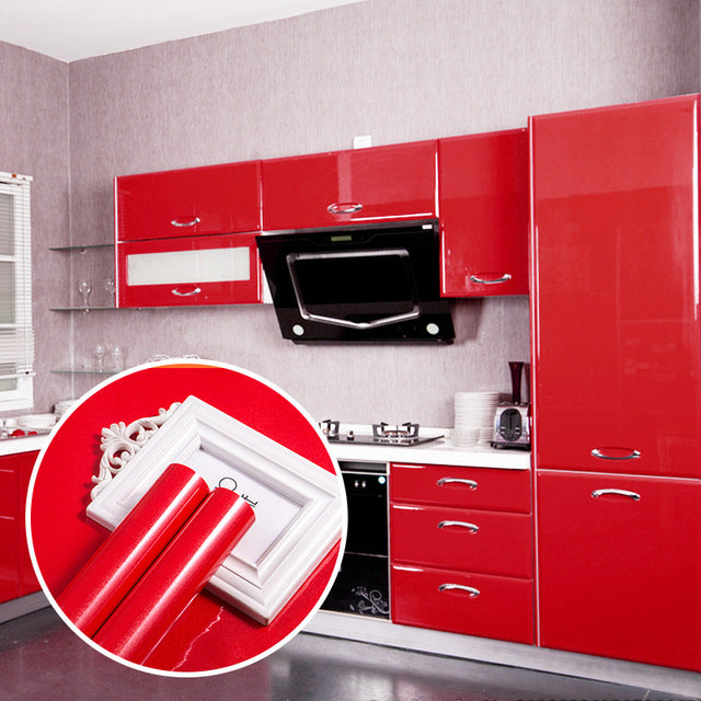 Buy Self-adhesive Shiny Contact Paper Wallpaper Oil-proof Online Australia at BargainTown