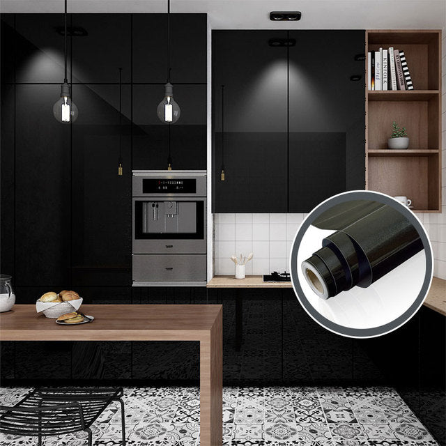 Buy Self-adhesive Shiny Contact Paper Wallpaper Oil-proof Online Australia at BargainTown