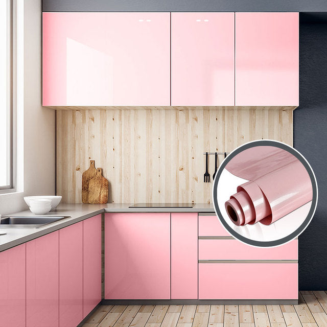 Buy Self-adhesive Shiny Contact Paper Wallpaper Oil-proof Online Australia at BargainTown