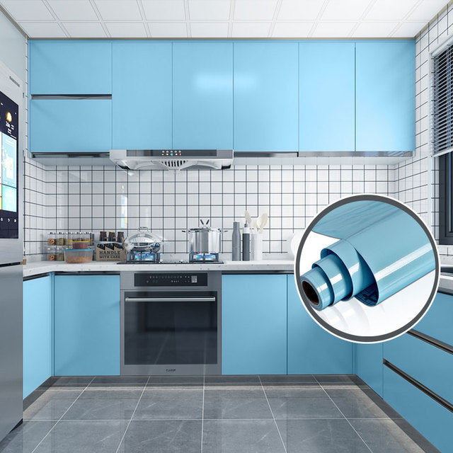 Buy Self-adhesive Shiny Contact Paper Wallpaper Oil-proof Online Australia at BargainTown