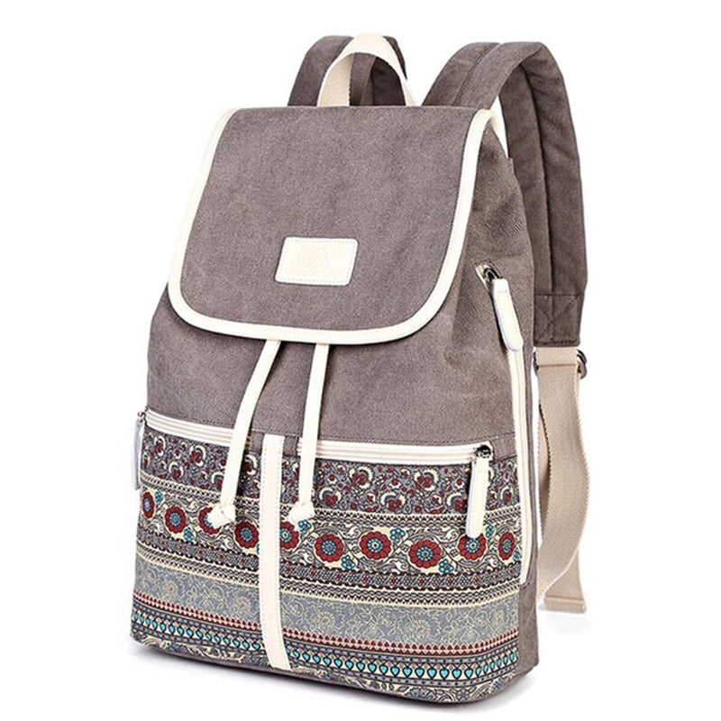 Buy Retro Canvas Student Backpack Online Australia at BargainTown
