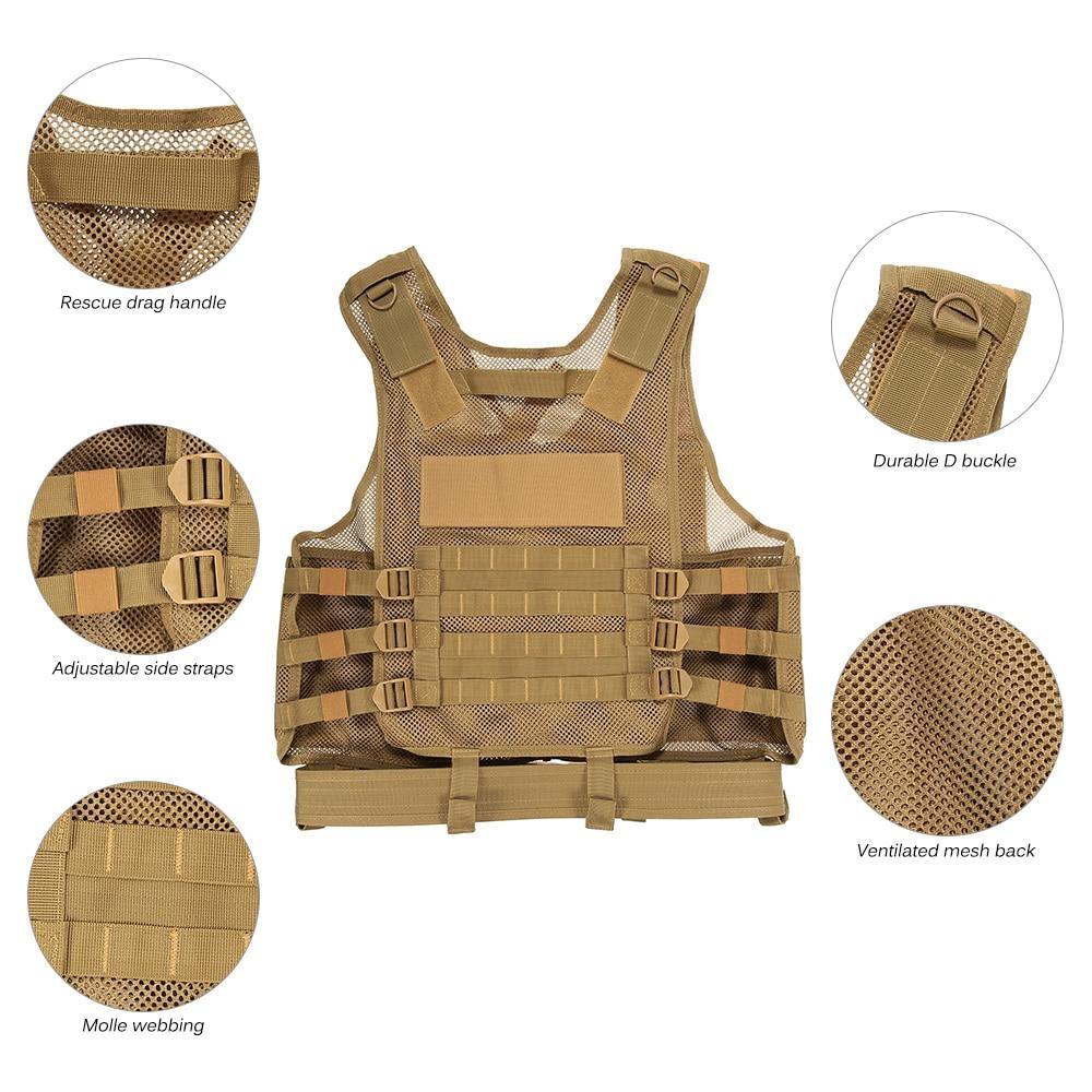 Buy Lixada Molle Armor Load Bearing Tactical Vest Online Australia at BargainTown