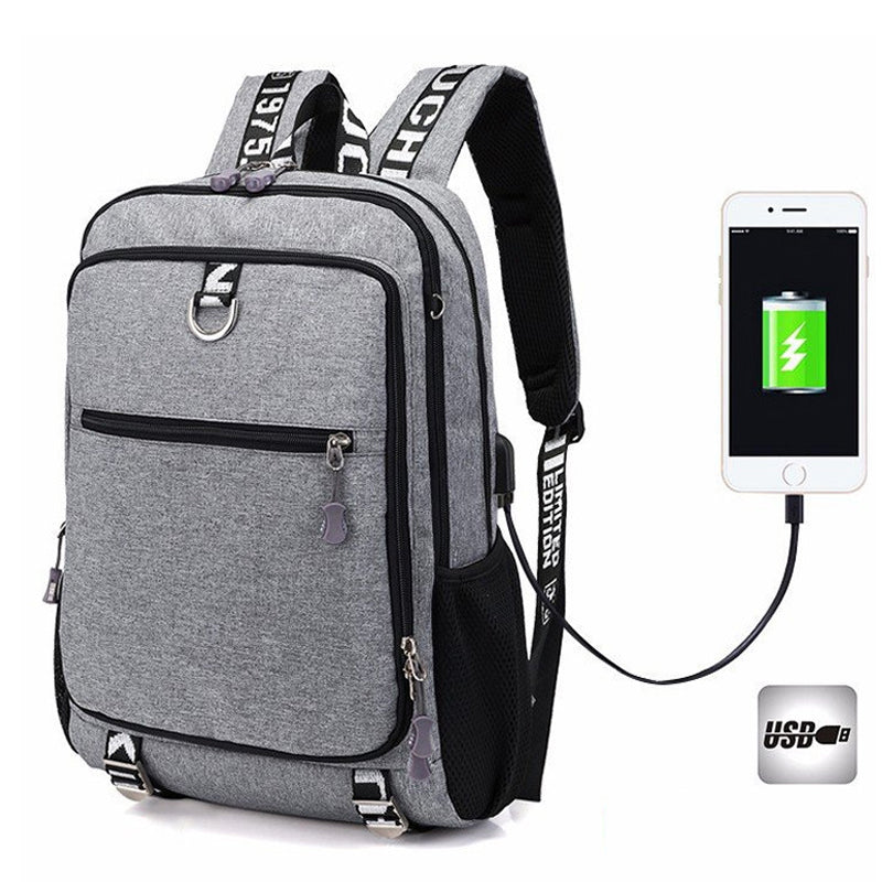 Buy Waterproof Student Backpack With USB Charging Port Online Australia at BargainTown