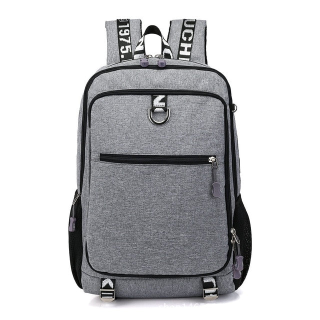 Buy Waterproof Student Backpack With USB Charging Port Online Australia at BargainTown