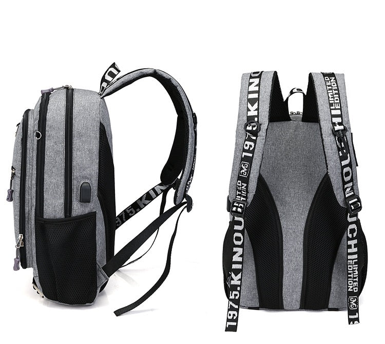 Buy Waterproof Student Backpack With USB Charging Port Online Australia at BargainTown