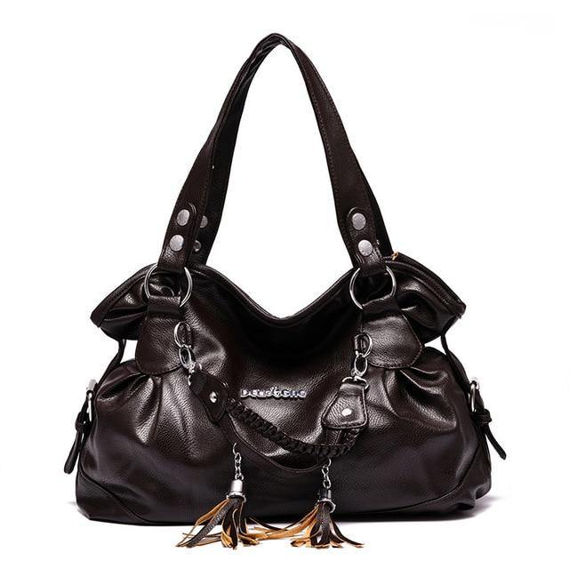 Buy Tassel PU Leather Tote Online Australia at BargainTown