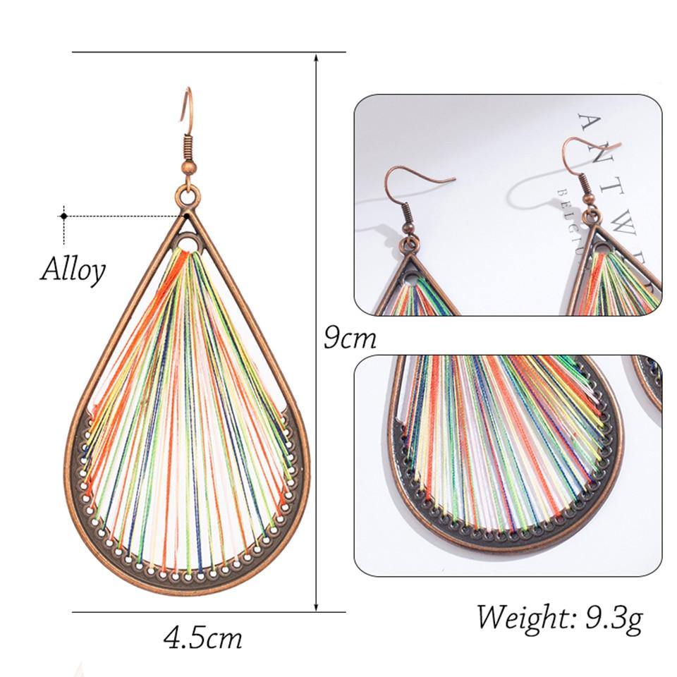 Buy Bohemian String Drop Earrings Online Australia at BargainTown