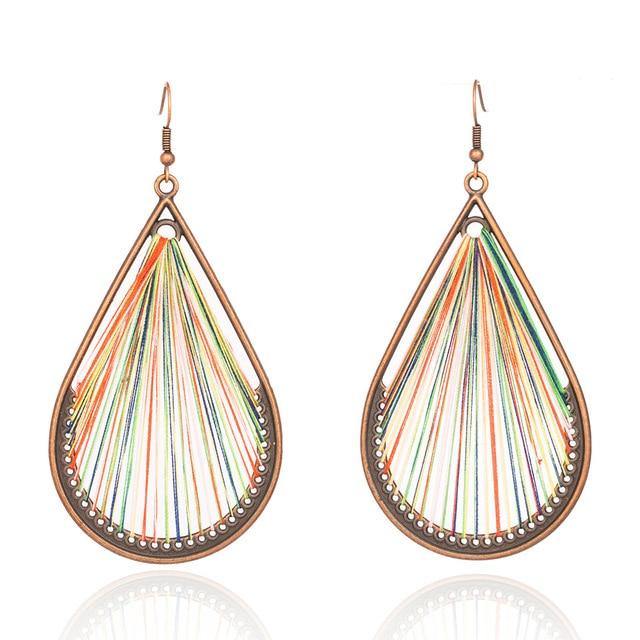 Buy Bohemian String Drop Earrings Online Australia at BargainTown