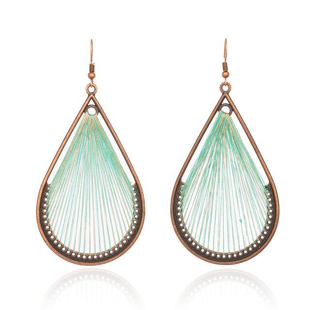 Buy Bohemian String Drop Earrings Online Australia at BargainTown