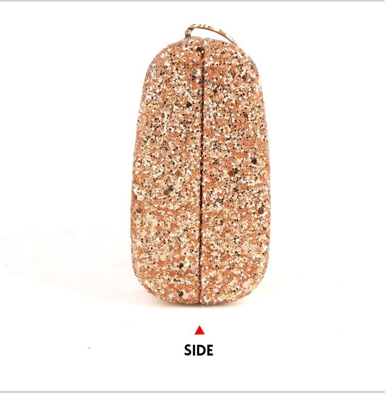 Buy Bling Metal Leaf Hard Case Clutch Online Australia at BargainTown