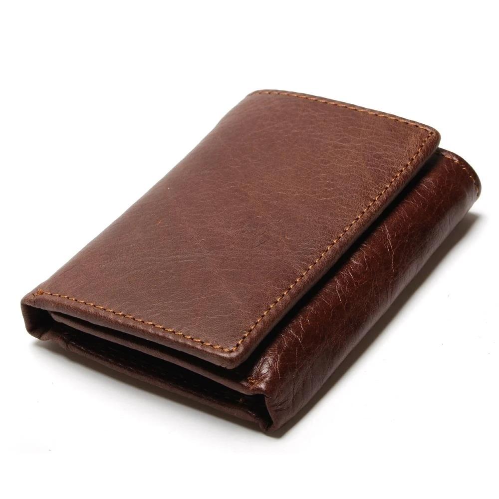 Buy Men's Vintage Anti-theft Slim Leather Wallet Online Australia at BargainTown