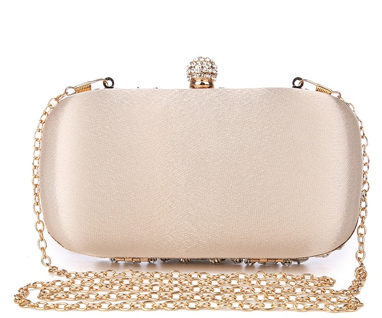 Buy Rhinestone Pearls Beaded Clutch Online Australia at BargainTown