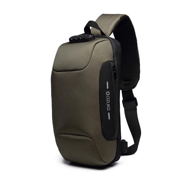 Buy Anti-Theft Lockable Waterproof Travel/Cycling Sling Backpack Online Australia at BargainTown