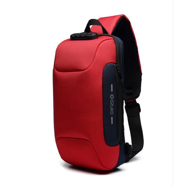 Buy Anti-Theft Lockable Waterproof Travel/Cycling Sling Backpack Online Australia at BargainTown