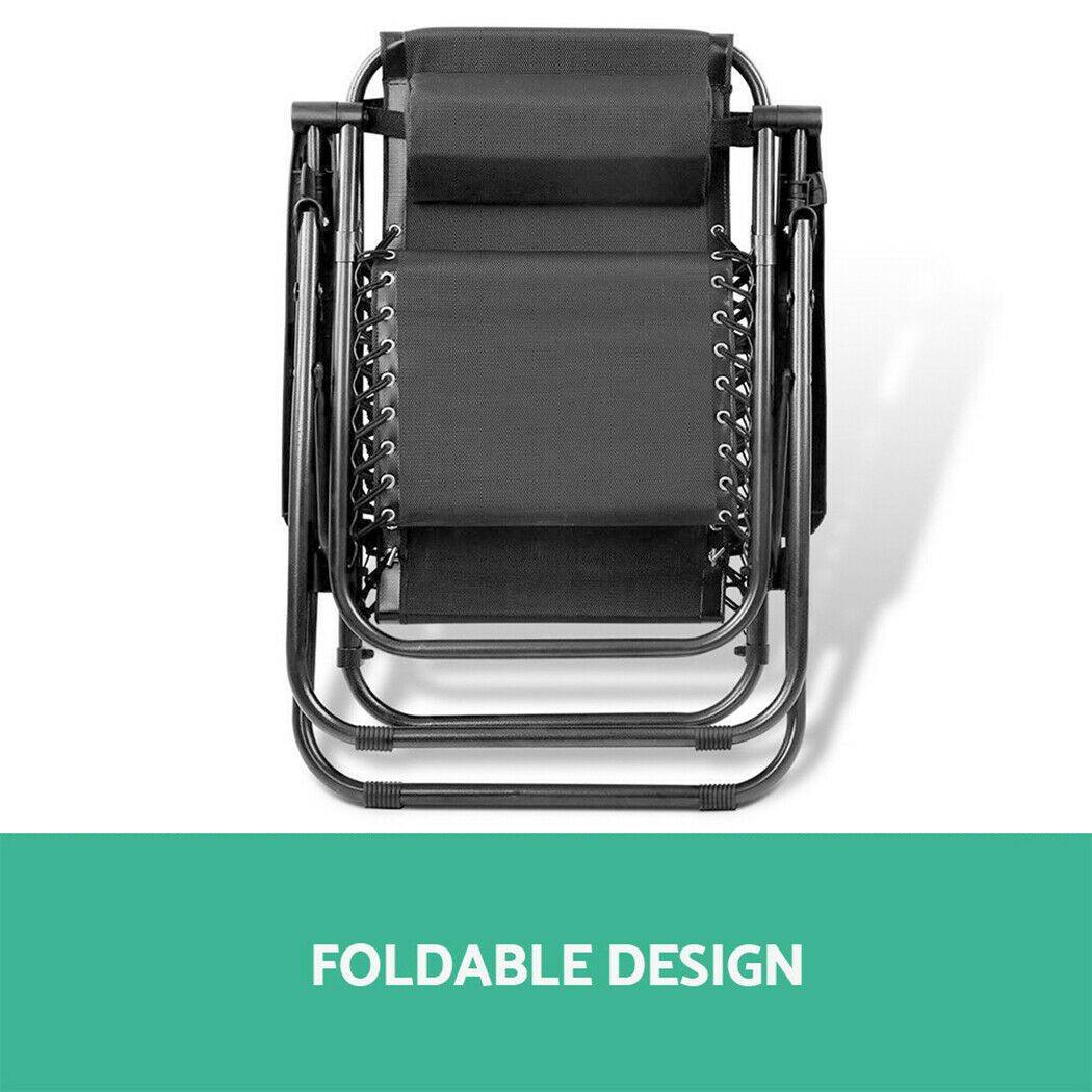Buy Outdoor Beach/Camping Folding Sun Lounge Recliner Chair Online Australia at BargainTown