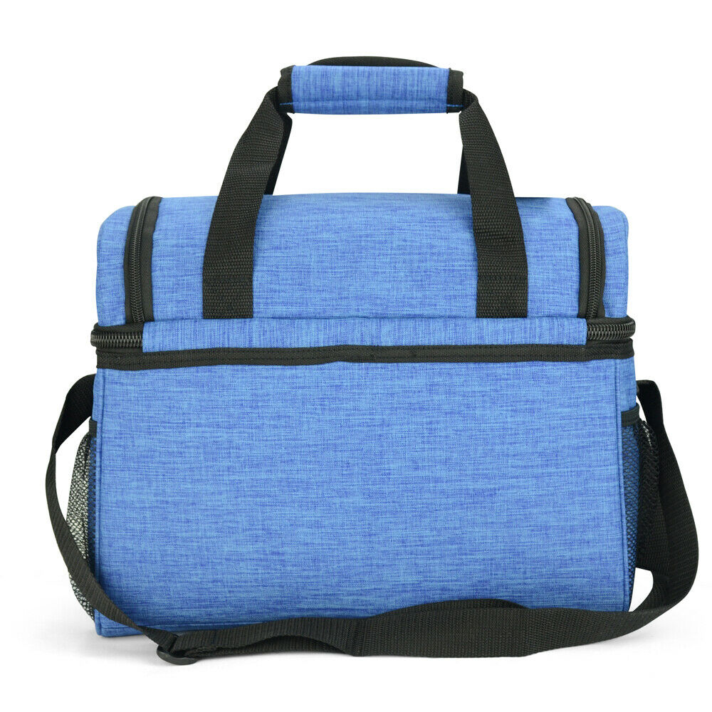 Buy 19L Dual Compartment Insulated Lunch Bag Cooler Bag - Blue Online Australia at BargainTown
