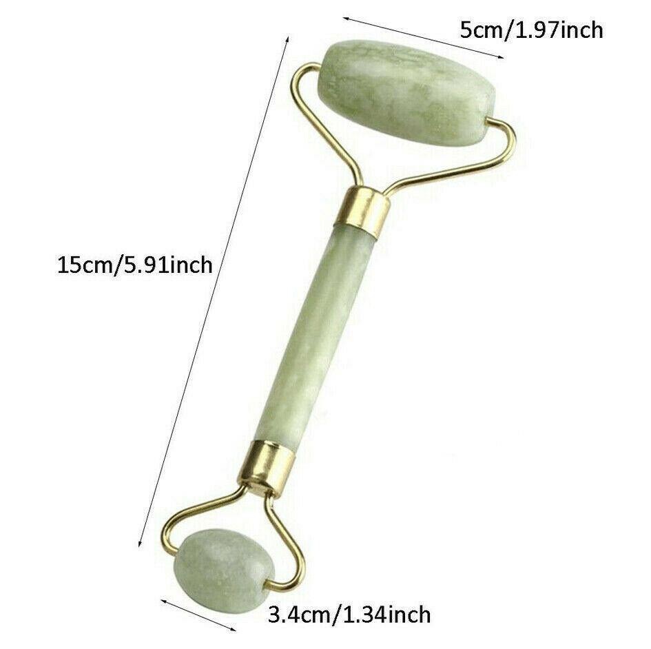 Buy Natural Quartz Crystal Stone Facial Massage Roller Online Australia at BargainTown
