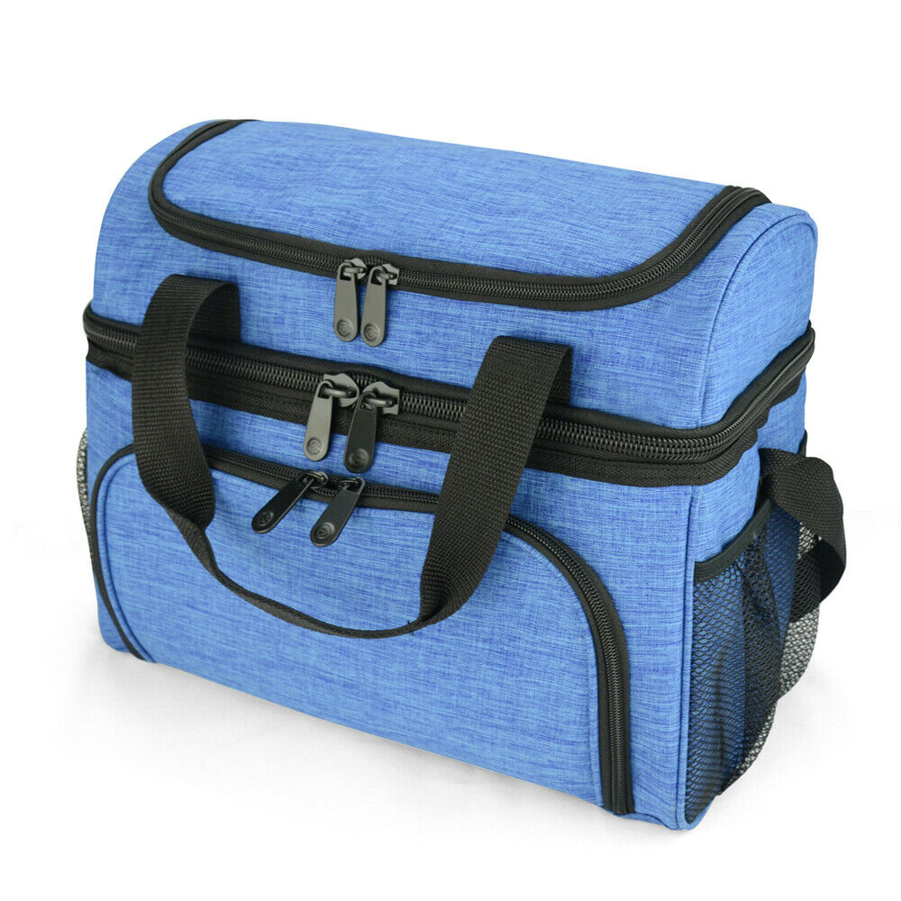 Buy 19L Dual Compartment Insulated Lunch Bag Cooler Bag - Blue Online Australia at BargainTown
