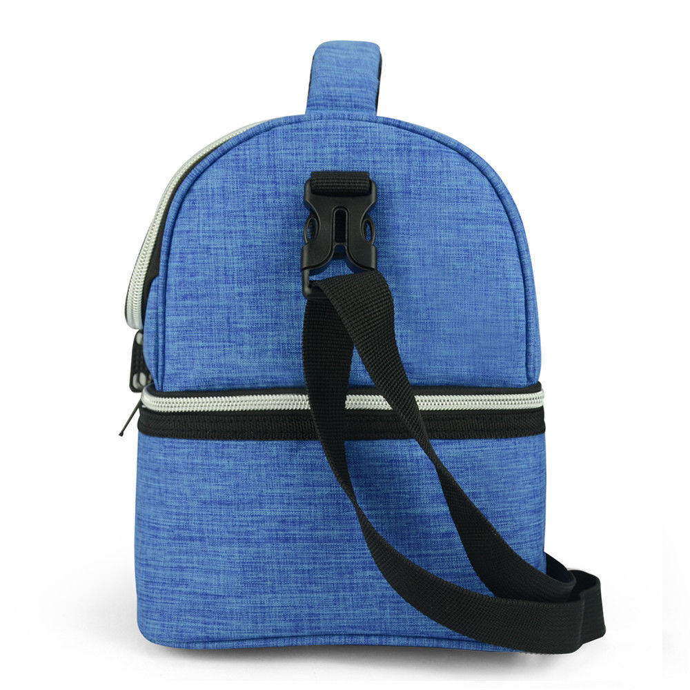 Buy 12L Dual Compartment Insulated Lunch Bag Cooler Bag - Blue Online Australia at BargainTown