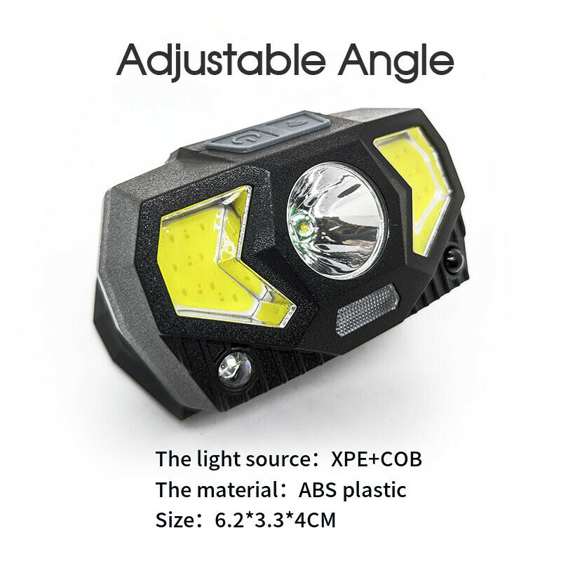 Buy Head Torch LED Headlight COB Camping Headlamp USB Rechargeable Online Australia at BargainTown