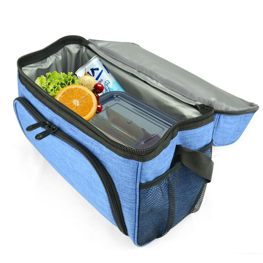 Buy 19L Dual Compartment Insulated Lunch Bag Cooler Bag - Blue Online Australia at BargainTown