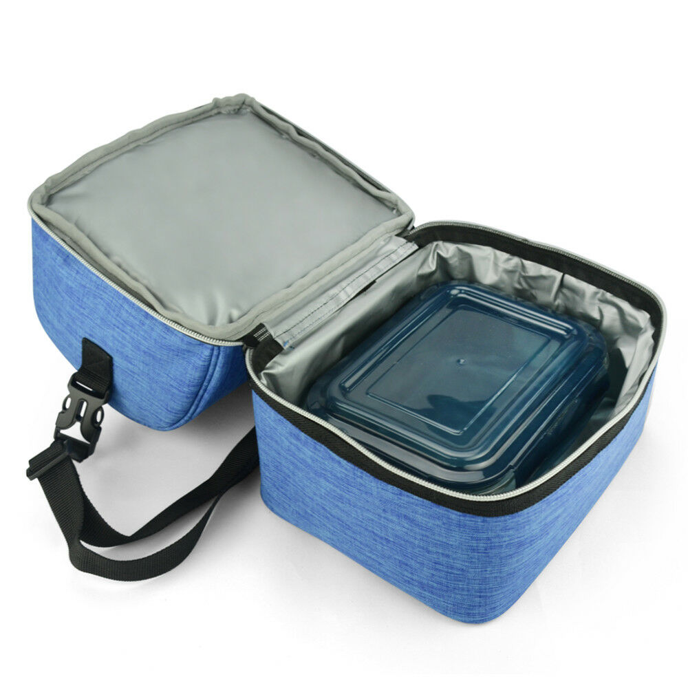 Buy 12L Dual Compartment Insulated Lunch Bag Cooler Bag - Blue Online Australia at BargainTown