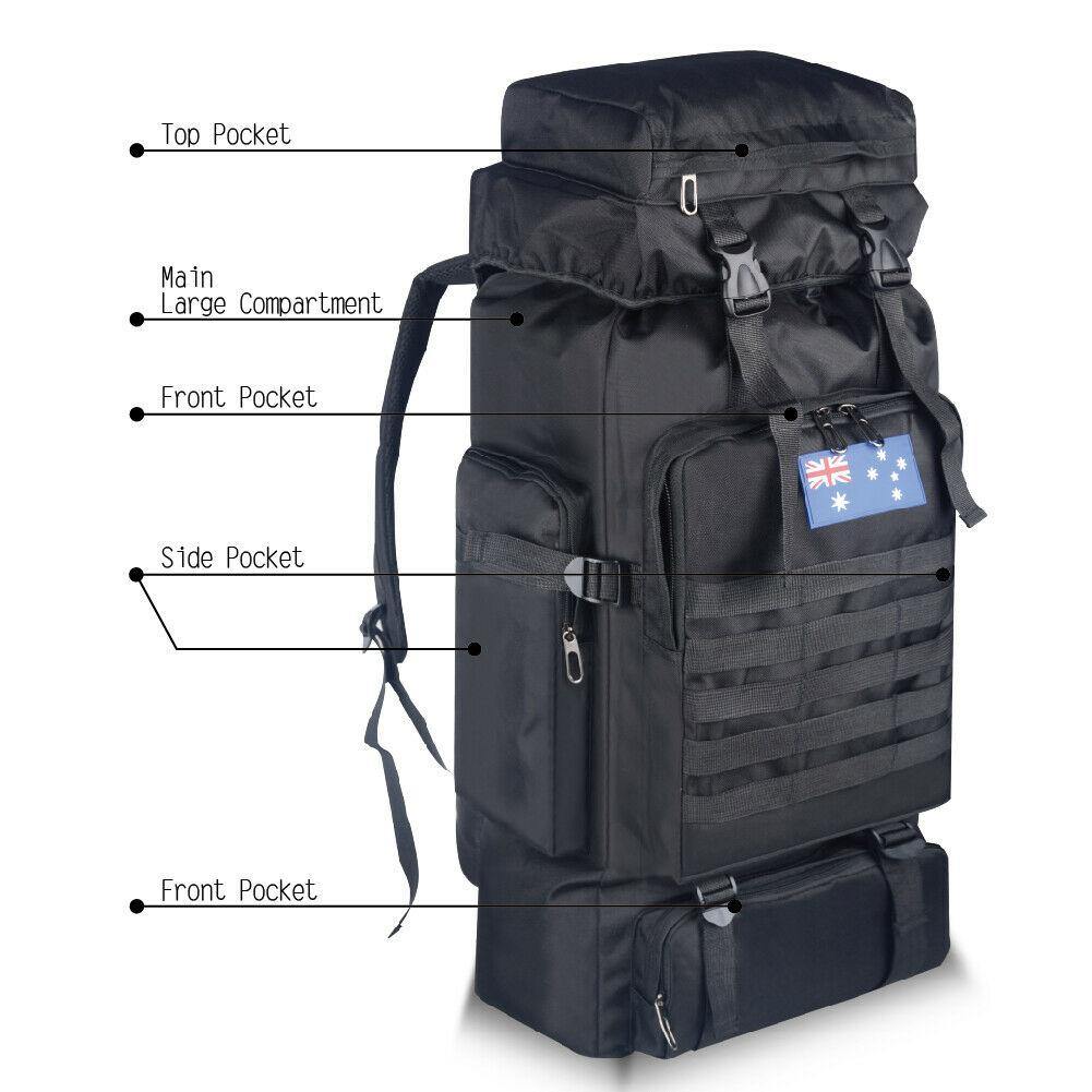 Buy 80L Tactical Hiking Backpack Online Australia at BargainTown