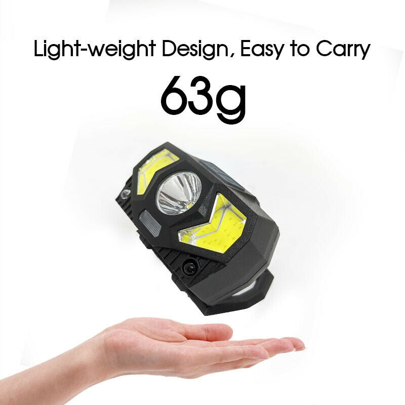 Buy Head Torch LED Headlight COB Camping Headlamp USB Rechargeable Online Australia at BargainTown